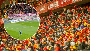 Polityczny transparent na meczu Ekstraklasy. Uderzyli w reżim Łukaszenki