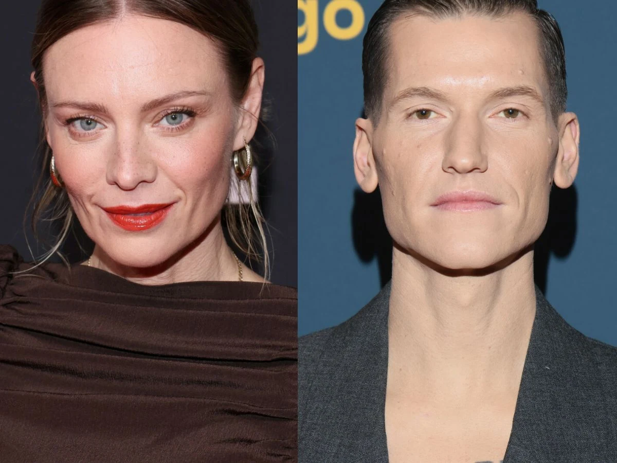 Magdalena Boczarska i Jacek Jeschke Magdalena Boczarska i Jacek Jeschke na tle ciemnych ścian, oboje w ciemnych ubraniach, osobno na zdjęciu.