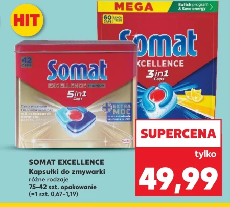 Капсули для посудомийних машин Somat