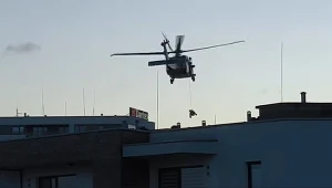 Policyjna akcja przy Rondzie Radosława w Warszawie