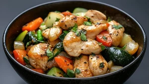 Przepis na bowl z kurczakiem i warzywami. Sposób na zdrowy posiłek na dłużej