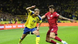 Gustav Lundgren miał kluczowy udział w akcji, która dała Szwedom zwycięskiego gola w meczu z Polską