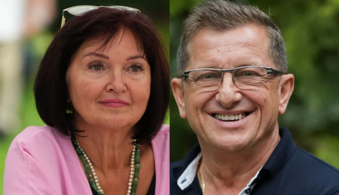 Barbara Tyborowicz i Henryk Rzepczyński w programie "Sanatorium miłości"