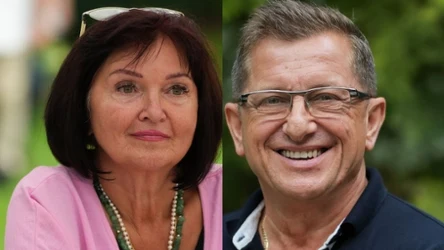 Barbara Tyborowicz i Henryk Rzepczyński w programie "Sanatorium miłości"