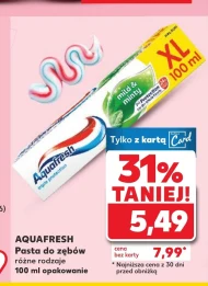 Pasta do zębów Aquafresh