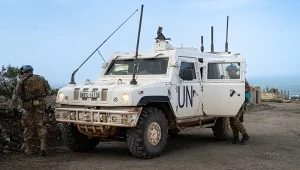 Samochód należący do sił pokojowych ONZ w Libanie (zdj. ilustracyjne)
