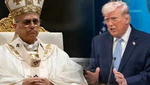 Papież Leon XIV i Donald Trump