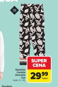 Spodnie damskie TEX