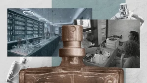 Perfumy nie pachną jak kiedyś. Odpowiada za to wydłużająca się lista alergenów. Grafika: Magdalena Piasecka