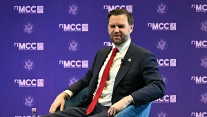 Wiceprezydent USA J.D. Vance podczas wizyty na Węgrzech