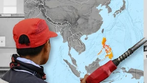 Filipiny mają potężny problem wskutek (zawieszonej) wojny w Iranie. Grafika: Magdalena Piasecka