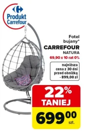 Fotel bujany Carrefour