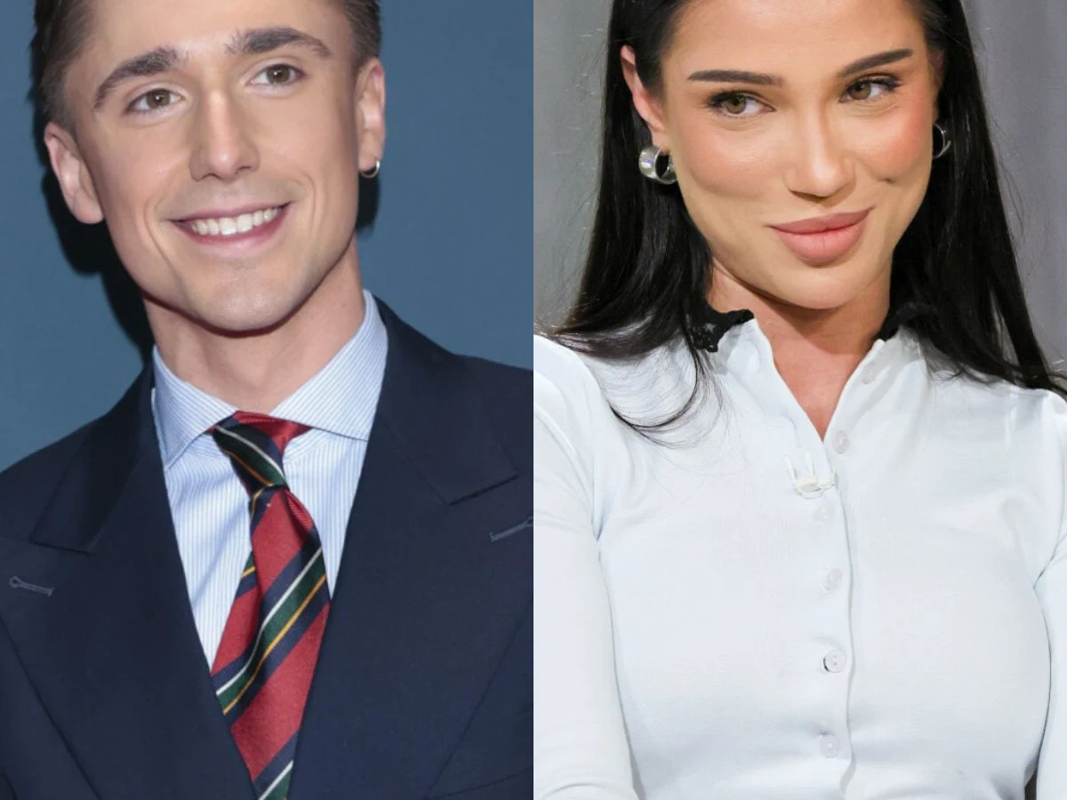 Wojciech Kucina, Natsu Wojciech Kucina w garniturze z krawatem w paski i Natsu w białej koszuli, portret na neutralnym tle.