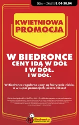 Kwietniowa promocja - Biedronka