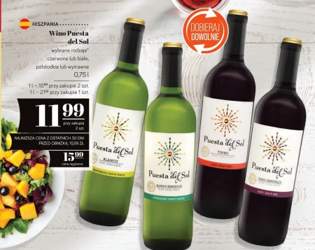 Напівсолодке вино Del sol