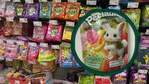 Kupiłam te żelki z Żabki i nie wiedziałam, czego się spodziewać. W środku było coś dziwnego