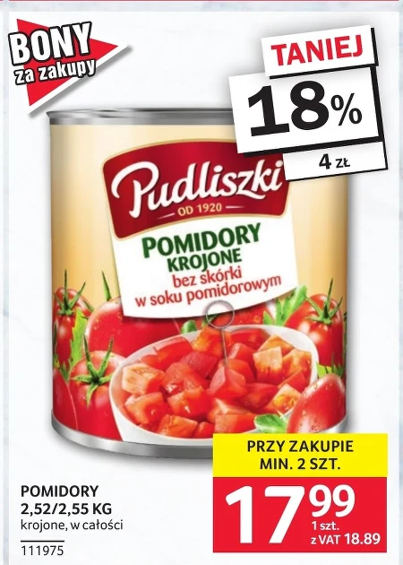Нарізані помідори Pudliszki