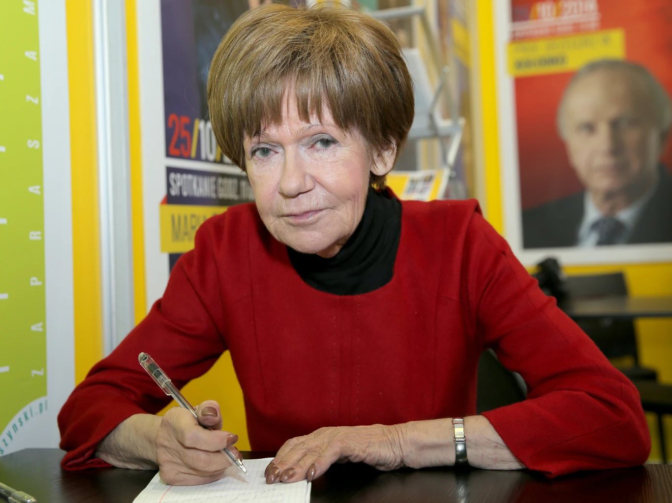 Maria Czubaszek w 2014 roku Maria Czubaszek - pisarka i satyryczka w 2014 roku