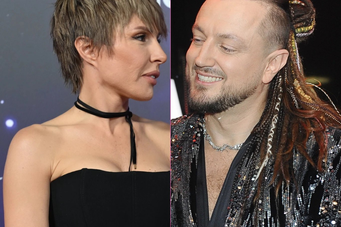 Blanka Lipińska, Baron Blanka Lipińska i Baron patrzą na siebie, kiedyś byli w związku