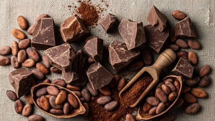 Czekolada, kakao i ziarna kakaowca
