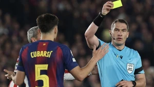 Arbiter Istvan Kovacs okazał się negatywnym bohaterem środowego meczu FC Barcelona - Atletico Madryt 