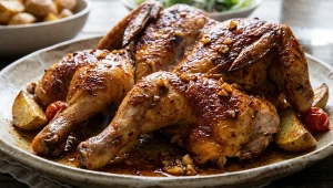 Pieczony kurczak w marynacie paprykowo-czosnkowej