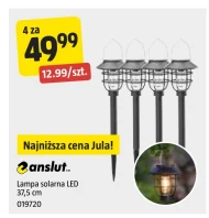 Lampa solarna Anslut