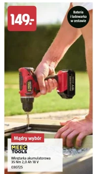 Akumulatorowa wkrętarka Meec Tools