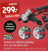 Szlifierka kątowa Meec Tools