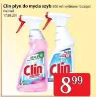 Płyn do mycia szyb Clin