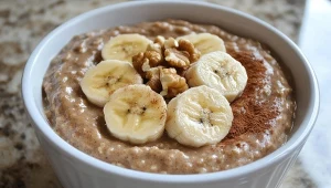 Jaglanka z dodatkiem kakao będzie pożywnym, słodkim śniadaniem