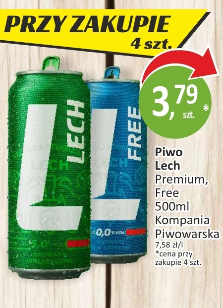 Безалкогольне пиво Lech