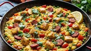 Risotto inspirowane paellą