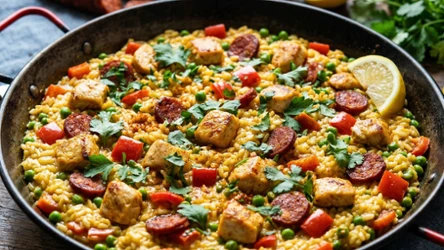 Risotto inspirowane paellą