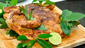 Pieczony kurczak z przepisu Jurka Sobieniaka