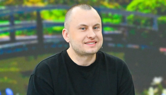 Alan Garbarczyk w "halo tu polsat"