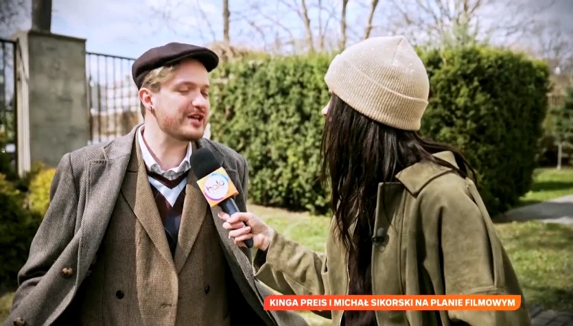 Anna Rubaj na planie filmu "Berek"