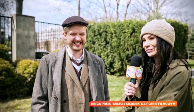 Anna Rubaj na planie filmu "Berek"