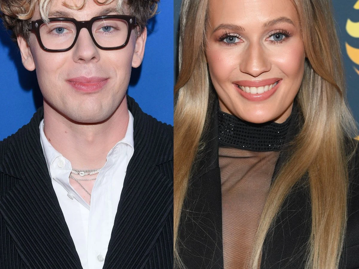 Mikołaj "Bagi" Bagiński i Magdalena Tarnowska Mikołaj Bagiński w okularach i jasnej marynarce oraz Magdalena Tarnowska w czarnej marynarce, razem na zdjęciu.