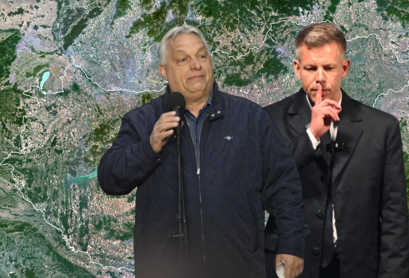 Rozpoczęły się wybory parlamentarne na Węgrzech. Na zdj. Viktor Orban i Peter Magyar Rozpoczęły się wybory parlamentarne na Węgrzech. Na zdj. Viktor Orban i Peter Magyar