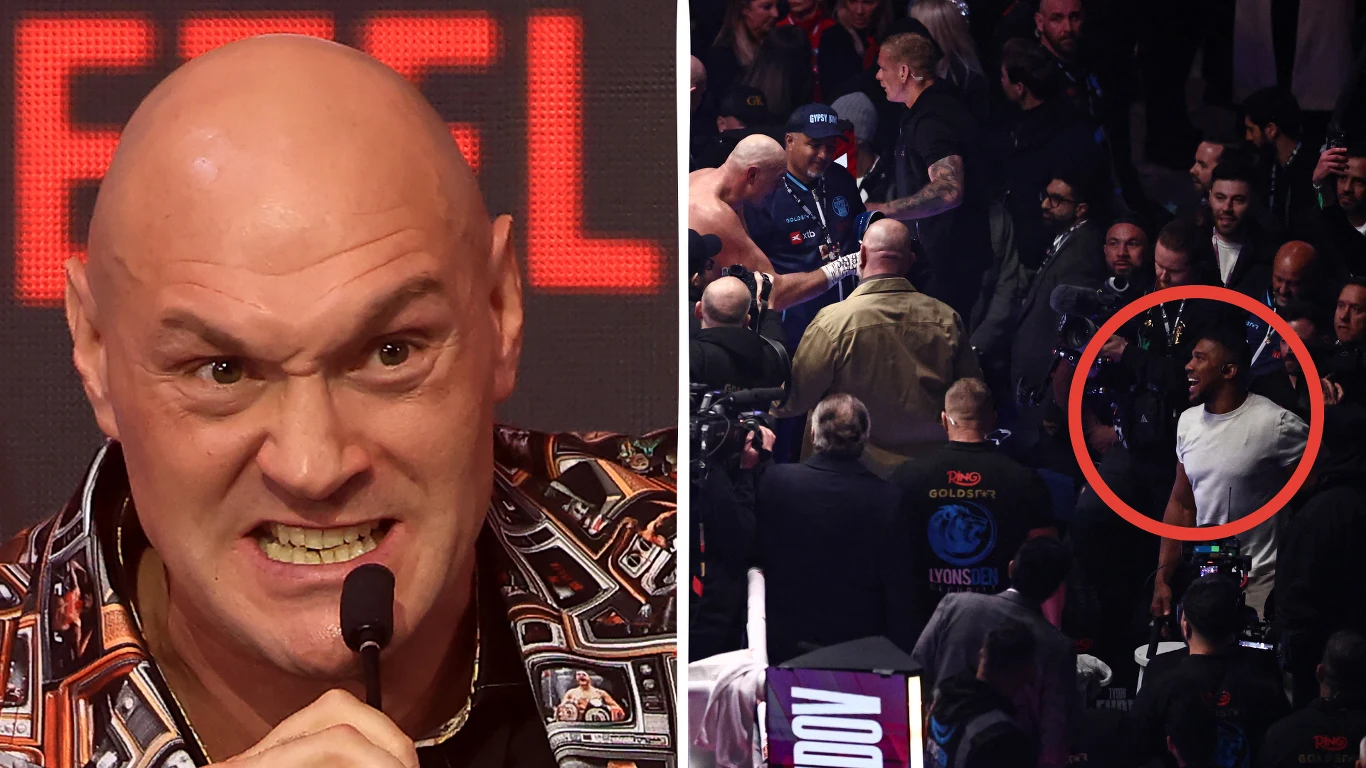 Tyson Fury i Anthony Joshua. Afera po walce z Asłanbekiem Machmudowem w Londynie Tyson Fury i Anthony Joshua. Afera po walce z Asłanbekiem Machmudowem w Londynie