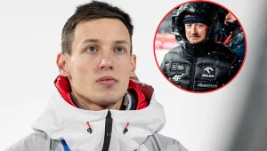 Kacper Tomasiak i Adam Małysz