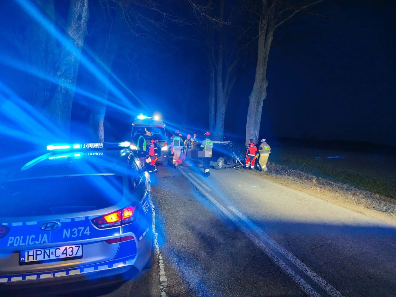 Wypadek w miejscowości Żelistrzewo w powiecie puckim Wypadek w miejscowości Żelistrzewo w powiecie puckim