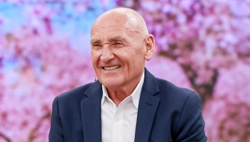 Czesław Lang, wybitny polski kolarz, w "halo tu polsat"