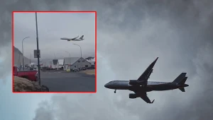 Boeing prawie nad ziemią. Tak pilot żegna się z zawodem na ostatnim locie