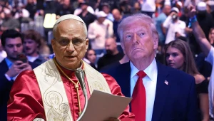 Papież Leon XIV i prezydent USA Donald Trump
