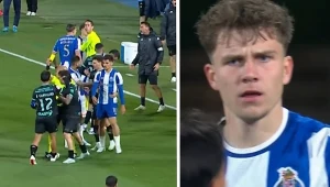 Chwile grozy w meczu Porto. Pietuszewski w roli głównej. Wielka awantura