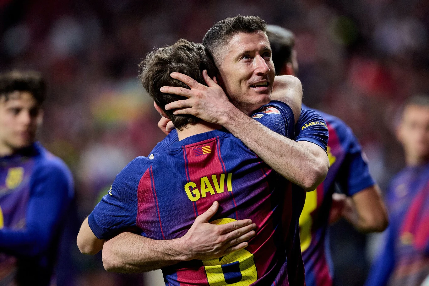 Robert Lewandowski i Gavi w FC Barcelona Robert Lewandowski i Gavi w FC Barcelona