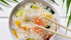 Makaron konjac to świetny dodatek do wielu dań