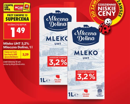 Молоко Mleczna Dolina